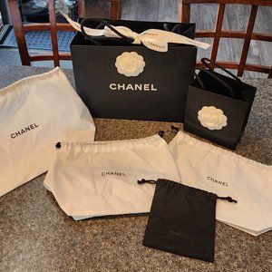 CHANEL - shopping bags and dust covers